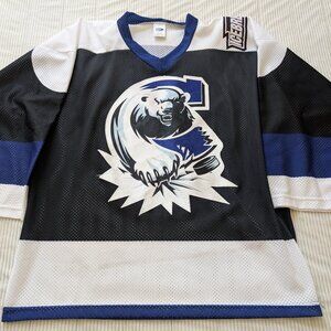 Vintage defunct Chesapeake Icebreakers mesh hockey jersey XL Made in USA